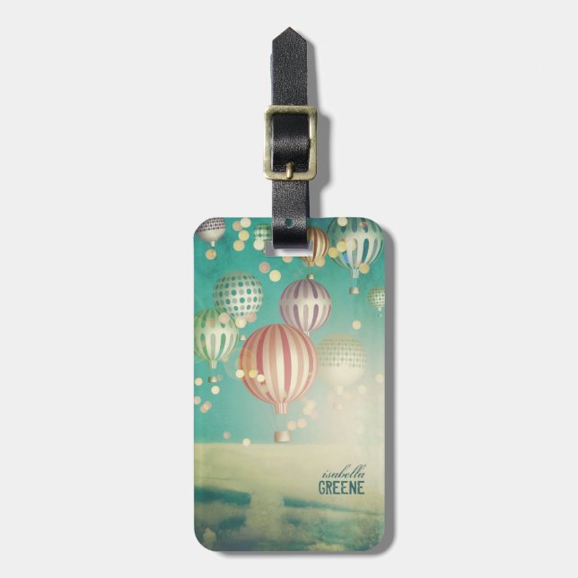 Etiqueta De Bagagem Há mágico no ar (Frente Vertical)