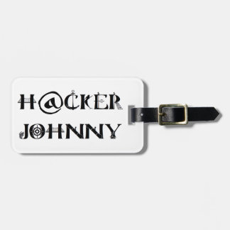 Etiqueta De Bagagem hacker Johnny