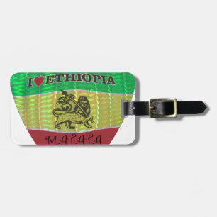 Etiqueta De Bagagem Hakuna Matata Eu amo a Etiópia Colors.png