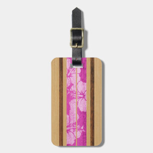Etiqueta De Bagagem Haleiwa Surfboard Hawaiian Lubags