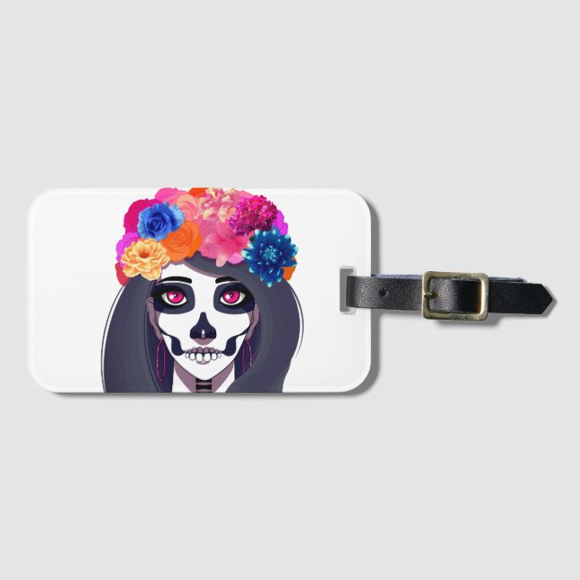 Etiqueta De Bagagem Halloween  (Frente Horizontal)