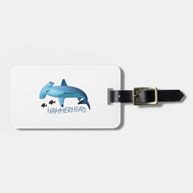 ETIQUETA DE BAGAGEM HAMMERHEAD SHARK HAMMERHEAD (Frente Horizontal)