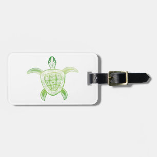 Etiqueta De Bagagem Hanauma Bay Hawaii Turtle