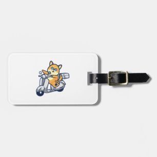 Etiqueta De Bagagem Happy Shiba Inu