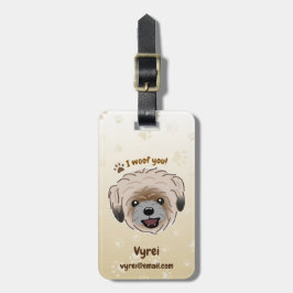 Etiqueta De Bagagem Happy Shih Tzu Dog Lover I Wows