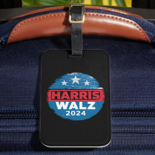 Etiqueta De Bagagem Harris Walz 2024 Eleição Kamala Harris Tim Waltz