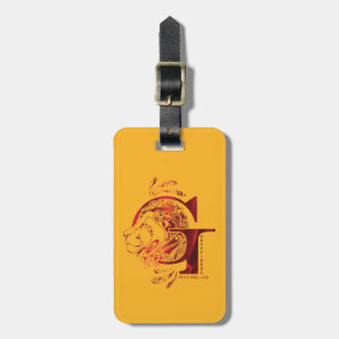 Etiqueta De Bagagem Harry Potter   Gráfico Aguamenti GRYFFINDOR™