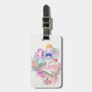 Etiqueta De Bagagem Harry Potter Spell   Harry, Hermione e Ron Waterc