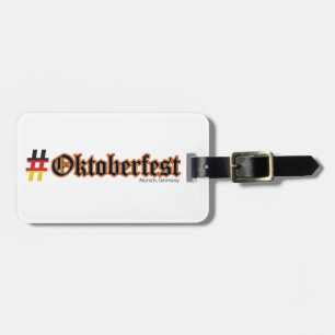 Etiqueta De Bagagem Hashtag Oktoberfest