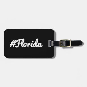Etiqueta De Bagagem Hashtag State of Florida FL