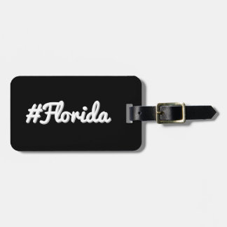 Etiqueta De Bagagem Hashtag State of Florida FL