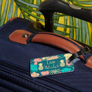 Etiqueta De Bagagem Hawaiai Life Aloha Bagagem