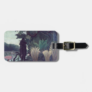 Etiqueta De Bagagem Henri Rousseau - A Cobra Charmer