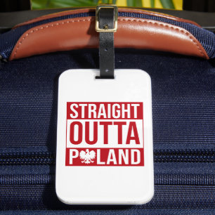 Etiqueta De Bagagem Hetero legal fora da Polônia Polska Bandeira Polsk
