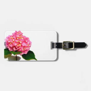 Etiqueta De Bagagem Hidrangea Rosa