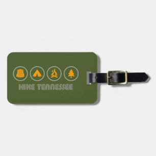 Etiqueta De Bagagem Hike Tennessee
