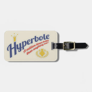 Etiqueta De Bagagem Hipérbole