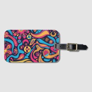 Etiqueta de Bagagem Hippie