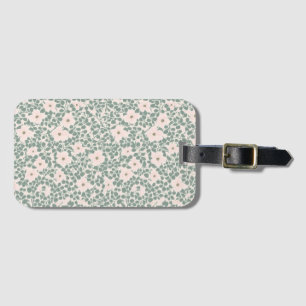Etiqueta De Bagagem Hippie Boho Floral