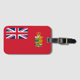 Etiqueta De Bagagem Historic Canadian Red Ensign 1871-1921 
