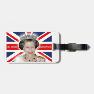 Etiqueta De Bagagem HM Queen Elizabeth II - Foto Pro
