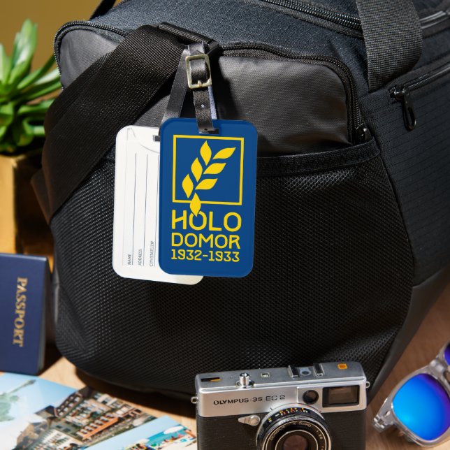Etiqueta De Bagagem Holodomor (Frente e Verso)