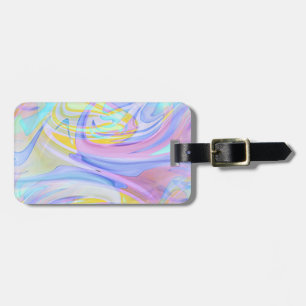 Etiqueta De Bagagem holograma pastel
