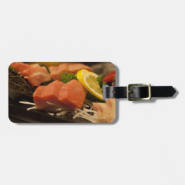 Etiqueta De Bagagem Hora do Sushi Atum Atum Festa Peixe Comida