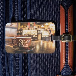 Etiqueta De Bagagem Horário do Café Encantador