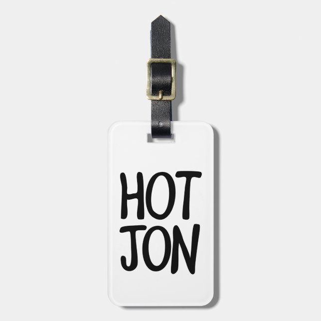 ETIQUETA DE BAGAGEM HOT JON (Frente Vertical)