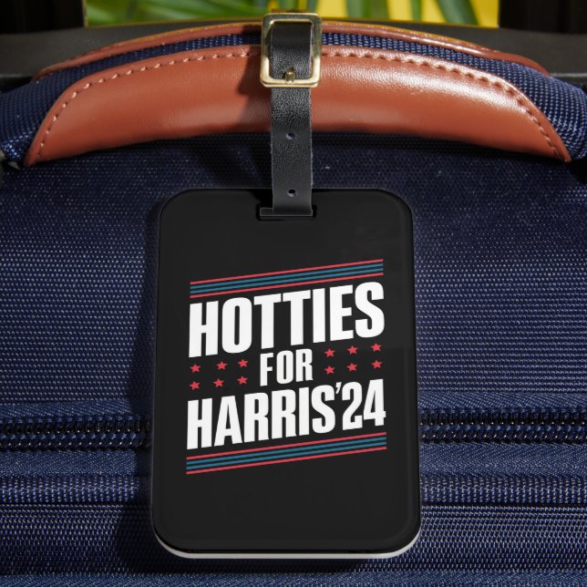 Etiqueta De Bagagem Hotties Para Kamala Harris 2024 (Frente Insitu 2)