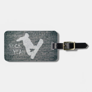 Etiqueta De Bagagem Huck Sim (Snowboard)