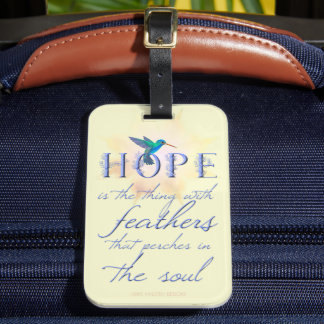 Etiqueta De Bagagem Hummingbird Hope - Etiqueta de bagagens