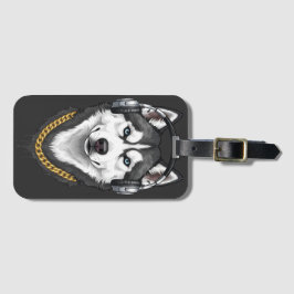 Etiqueta De Bagagem Husky Hip-Hop – Roupas de Rua Legais para Cachorro