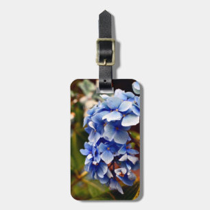 Etiqueta De Bagagem Hydrangea azul