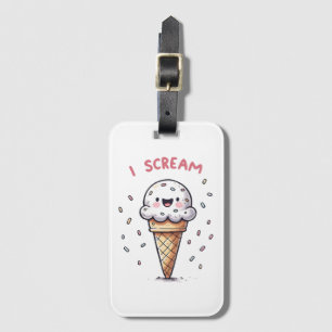Etiqueta De Bagagem I Gritar Cone with Sprinkles