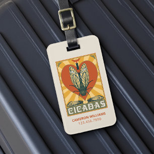 Etiqueta De Bagagem I Heart Cicadas