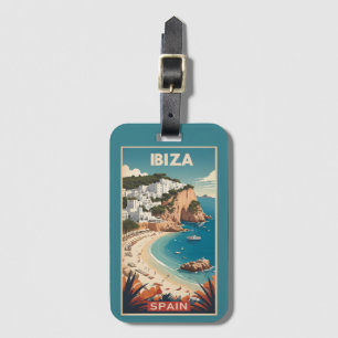 Etiqueta De Bagagem Ibiza, Poster de viagens Espanha