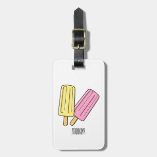 Etiqueta De Bagagem Ice pop cartoon