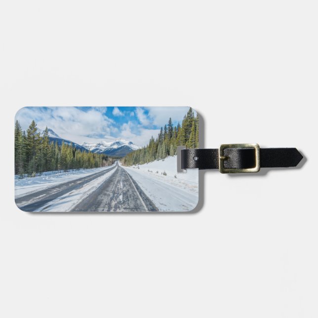 Etiqueta De Bagagem Icefields Parkway (Frente Horizontal)