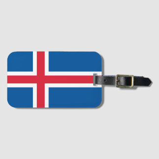 Etiqueta De Bagagem Iceland flag Luggage Tag