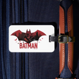 Etiqueta De Bagagem Ícone Batman Crimson Gotham