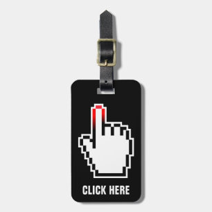 Etiqueta De Bagagem Ícone da mão do computador do Tag   da bagagem d