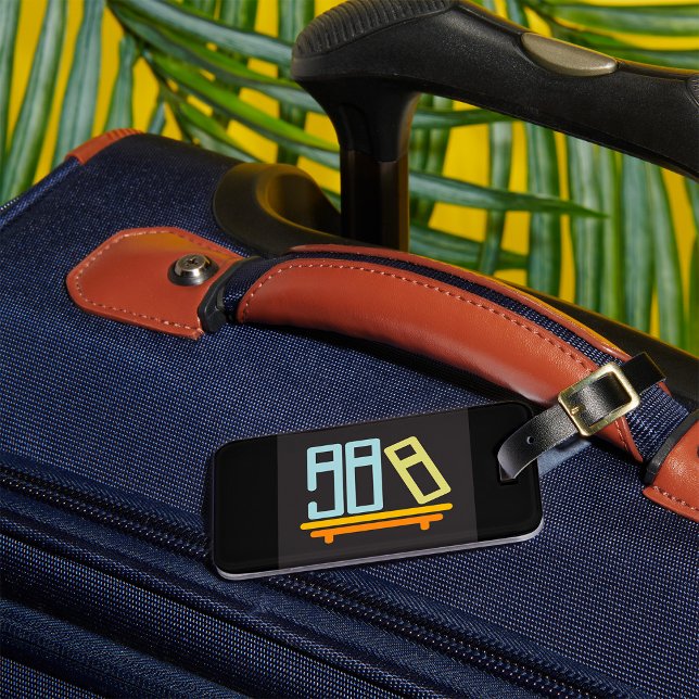 Etiqueta De Bagagem Ícone de Gráfico de estante Minimalista (Criador carregado)