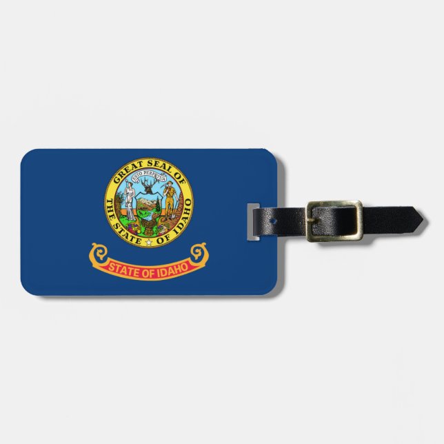Etiqueta De Bagagem Idaho (Frente Horizontal)