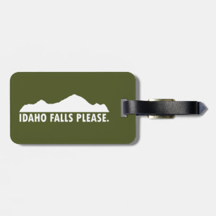 Etiqueta De Bagagem Idaho Falls Por favor