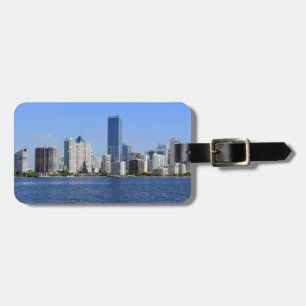 Etiqueta De Bagagem Ideia da skyline de Miami
