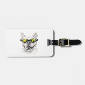Etiqueta De Bagagem Identificador de Bagagem Bulldog Francês