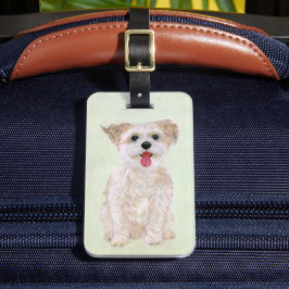 Etiqueta De Bagagem Identificador de Bagagem de Cachorro Morkie