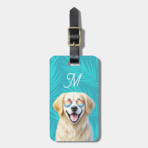 Etiqueta De Bagagem Identificador de Bagagem Golden Retriever